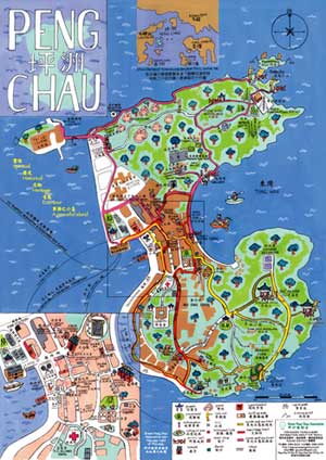 Peng Chau Map